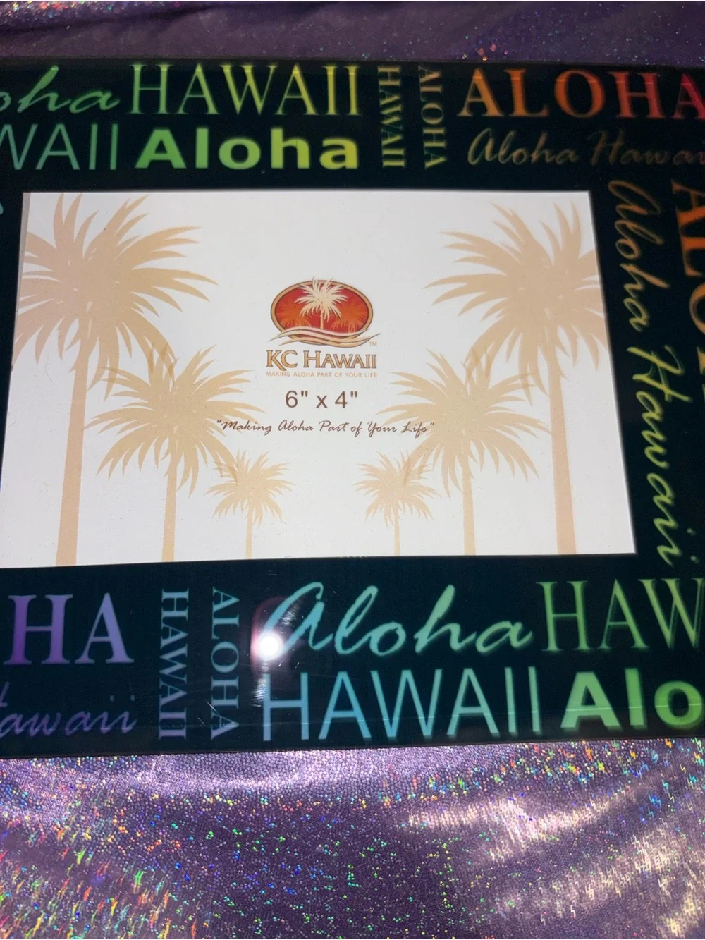 Aloha Hawaii Colorful Photo Frame